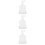 3Pièces Menstruelle Silicone Transparent Pour Rangement 7