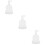 3Pièces Menstruelle Silicone Transparent Pour Rangement 8