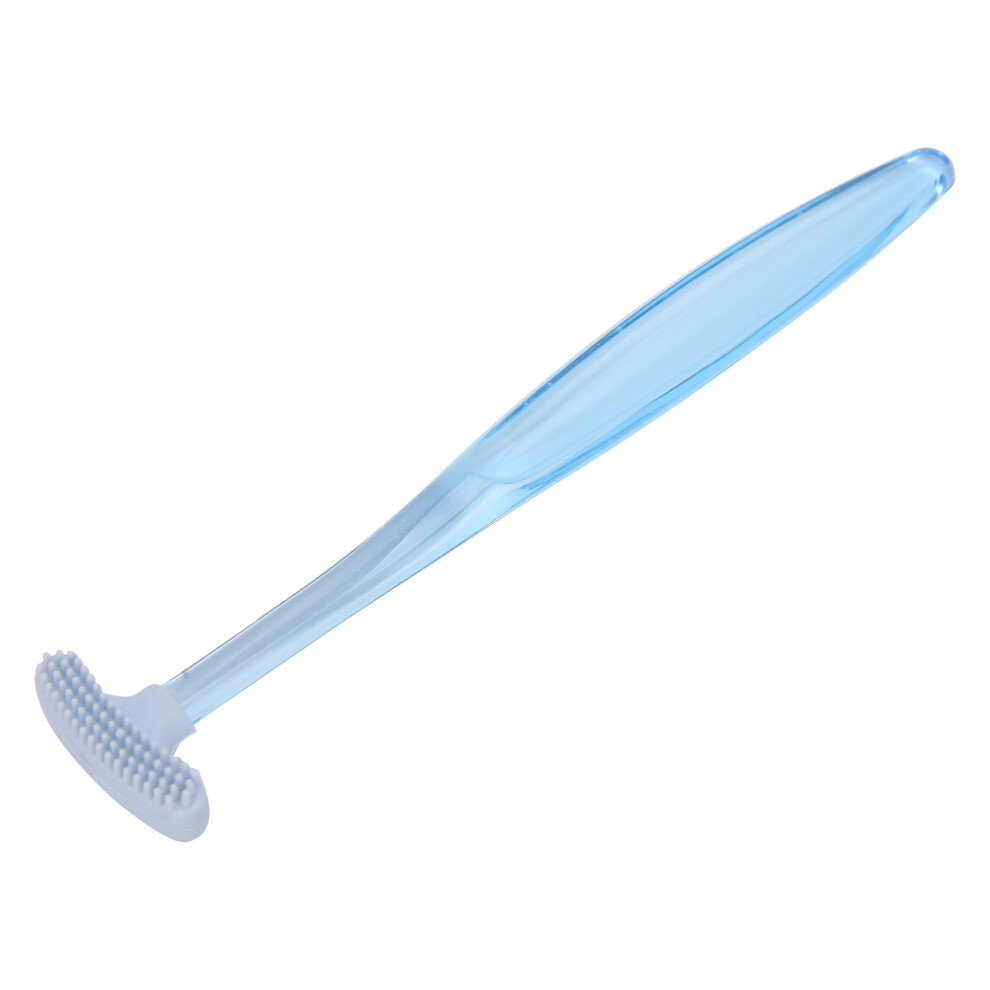 Blue Silicone Tongue Cleaner For Bad Breath Removal, Oral Care