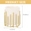 3St Multifunctionele Penhouder Goud Voor En Accessoires 9