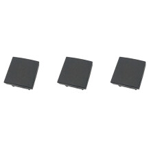 3X Voiture Faux Bouton de Commutation Factice Couvercle Anti-Poussière Boutons Décoratifs pour 5 MK5 6 Caddy Milieu