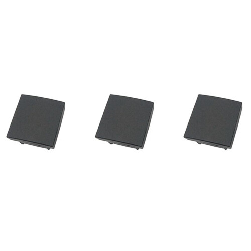 3X Car False Dummy  Button Dustproof Cover Decorative Buttons for  5  MK5 6 Caddy   Middle