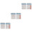 3Pièces Tableau D'accords Basse Électrique 4 Cordes Coloré 5
