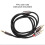 Stereo Audiokabel 1m 3.5mm auf 2x RCA 1