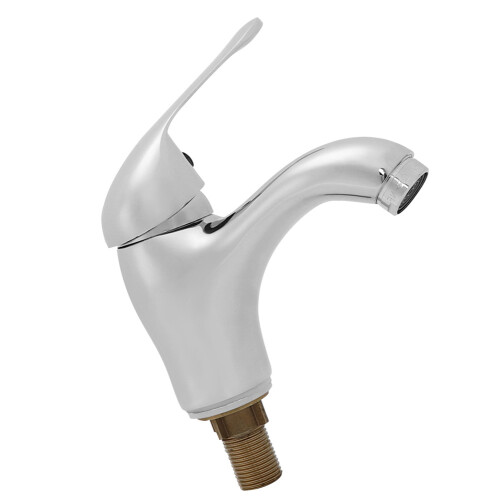 Advanced Household Faucet, Time Delay Function Ergonomically Designed Handle Single Cold Water Tap, G1/2Inch Male Thread 2