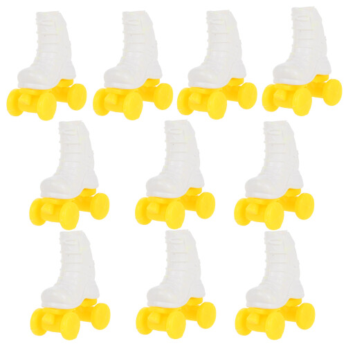 20Paren Kleine Plastic Roller Skates Voor Pop Accessoires En Decor 1