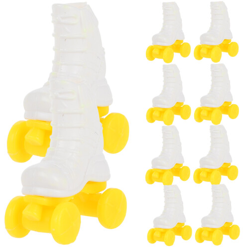 20Paren Kleine Plastic Roller Skates Voor Pop Accessoires En Decor 2