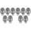 10St Touchscreen Pen Nibs Vervangende Stylus Tips Meshvezel 3