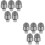 10St Touchscreen Pen Nibs Vervangende Stylus Tips Meshvezel 6