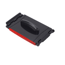 Red Electric Guitar String Cleaner Scrubber R101 Plastic & Fiber