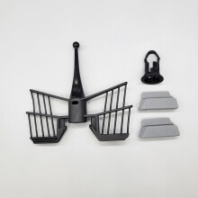 Whisk with Butterfly Base, Mixing Attachment Whisk Butterfly Mixing Attachment Base for TM31/5/6 Mixer Replacement Part