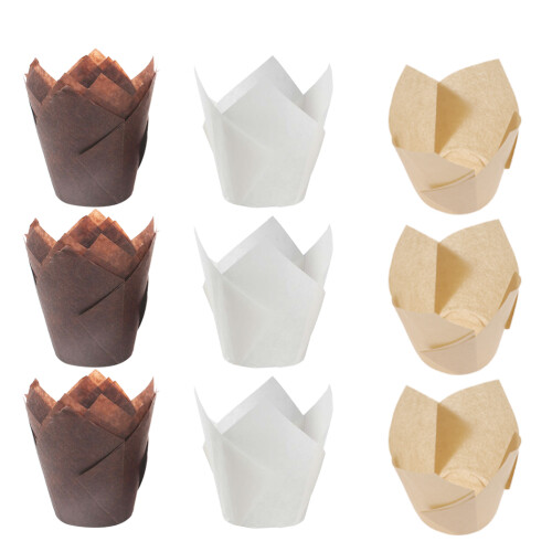 450Pièces Caissettes Papier Pour Gâteaux Usage Jetable 1