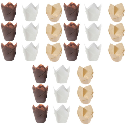 450Pièces Caissettes Papier Pour Gâteaux Usage Jetable 2
