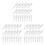 180Pièces Fixations Volet Usage Polyvalent 8