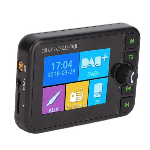 Enhanced Audio Performance Car Bluetooth Adapter, Big Color Screen With Adjustable Neck, For Seamless Driving Experiences 1