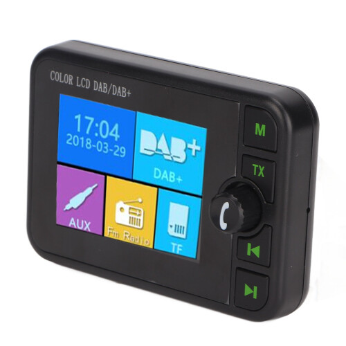 Enhanced Audio Performance Car Bluetooth Adapter, Big Color Screen With Adjustable Neck, For Seamless Driving Experiences 2