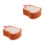 2Pièces Éponge Brosse Bain Confort Nettoyage 4