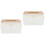 2Pièces Porte-Mouchoirs De Table Bois Design Élégant 5