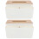 2Pièces Porte-Mouchoirs De Table Bois Design Élégant 6