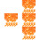 400Ensembles Marqueurs Orange Pour Bovins 7