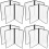 8St Flexibele Transparante Menu Covers Met Duurzame PVC Binder 6