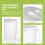 3Pcs White Cold Water Kettle with Handle Large Storage Pitcher 4
