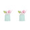 32Pièces Pics Acier Rose Portable Stylé 11