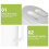 3Pcs White Cold Water Kettle with Handle Large Storage Pitcher 5