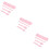 3Sets Tarwestro Kind Bestekset Roze Met Bewaarbox 9
