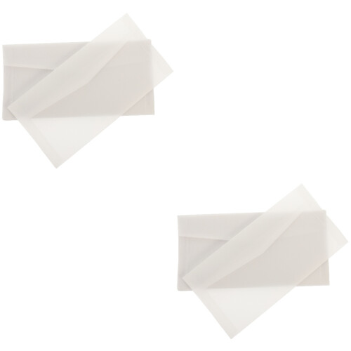 100Pièces Enveloppes Blanches En Délicate Pour Invitations 2