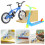 2Sets Mini Finger Bikes En Scooters Set Educatief Speelgoed 10