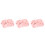 15Pièces Plats Rose Avec Diviseurs En De Blé 4