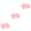 15Pièces Plats Rose Avec Diviseurs En De Blé 5