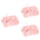 15Pièces Plats Rose Avec Diviseurs En De Blé 6