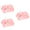 15Pièces Plats Rose Avec Diviseurs En De Blé 7