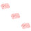 15Pièces Plats Rose Avec Diviseurs En De Blé 9
