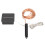 Flexible Copper Wire Super Bright Leds, Durable Bendable Waterproof Micro Led String Lights With8h Working Time Using Solar Power, 100Led Warm 5