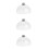 3Pièces Couvercles Snacks Blancs Matériel Résistant Usage 8
