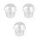 75Pièces Coupes À Transparentes En Résistantes 5