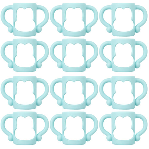 12Pièces Poignées Ergonomiques En Silicone Pour Larges Bébé 1
