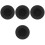 4Pièces Protection Simple Et Résistante En Silicone Pour Noir 4