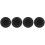 4Pièces Protection Simple Et Résistante En Silicone Pour Noir 5