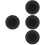 4Pièces Protection Simple Et Résistante En Silicone Pour Noir 7
