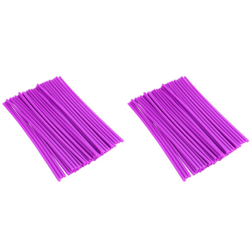 150Pièces Caches De Rayons Violet Compacts Adaptés Aux Vélos 2