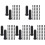 250Pièces Protections Embouts Câble Accessoire Noir 2