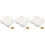 3St Elegant Wit Snackplateau Multifunctioneel En Slijtvast 2