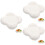 3St Elegant Wit Snackplateau Multifunctioneel En Slijtvast 4