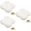 3St Elegant Wit Snackplateau Multifunctioneel En Slijtvast 5
