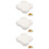 3St Elegant Wit Snackplateau Multifunctioneel En Slijtvast 6