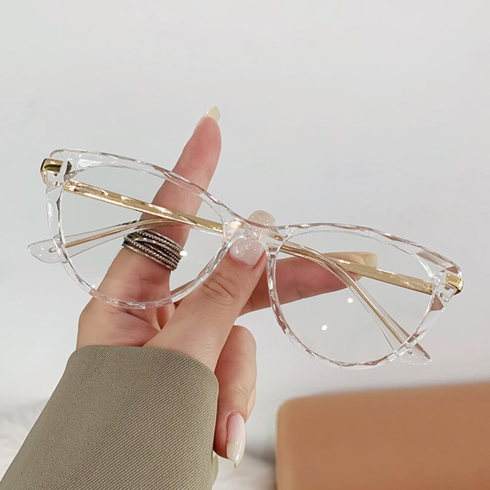 Reach-Tools (Transparent Frame) Blue Light Gaming Glasses For Women - Cat Eye Frame